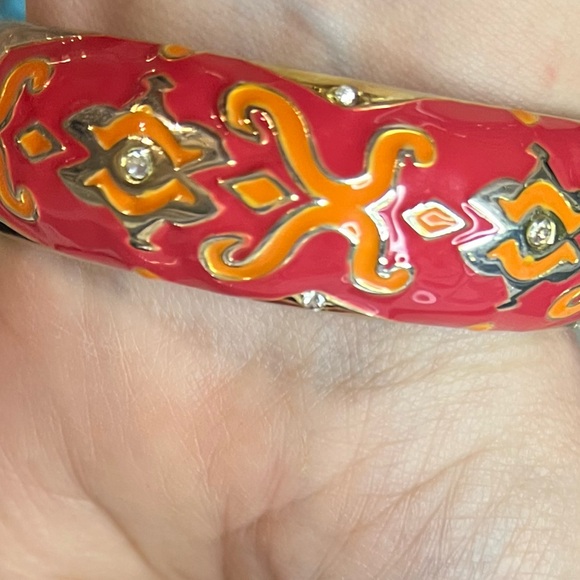 NWT Sequin ($68) clamper bangle with STUNNING statement necklace!! - Picture 9 of 10